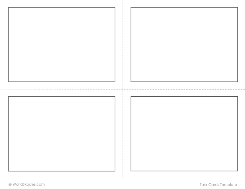 A Step-by-Step Guide to Using PowerPoint to Make Task Cards