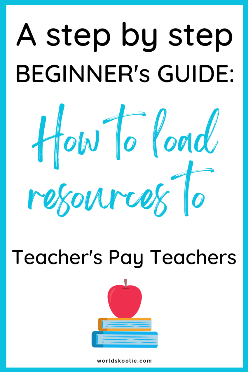 How to Create and Upload a Paid Product on Teachers Pay Teachers